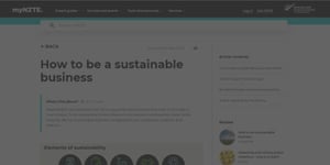 MBIE How to be sustainable